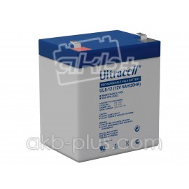 Батарея аккумуляторная Ultracell UL5-12, 12В, 5Ач, AGM